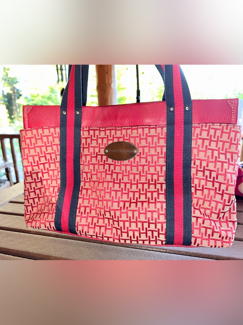Tommy Hilfiger Pink Signature bag
